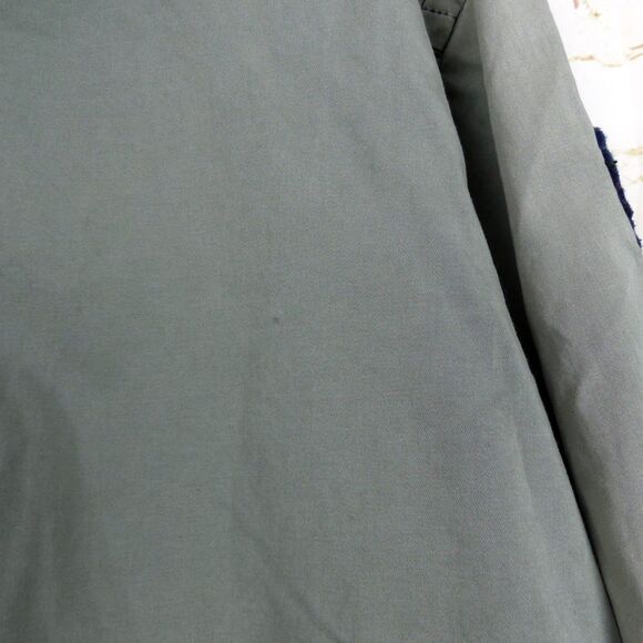 Z Brand Jacket Men L Baggy Olive Green Military Utility Parka Hooded Field Y2K - Picture 12 of 14